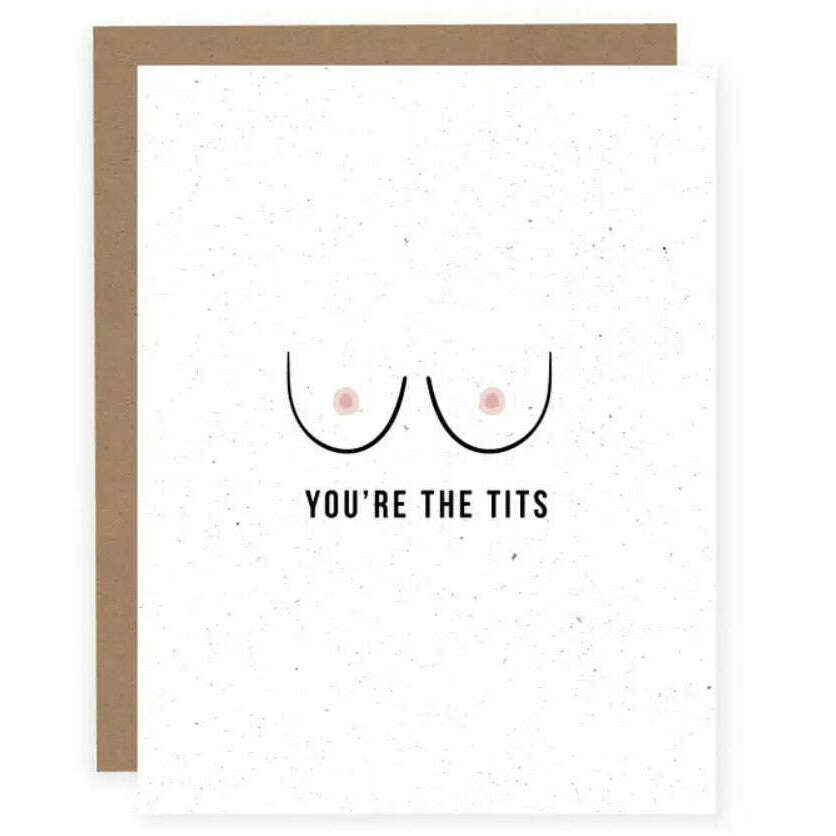 Pretty By Her You're The Tits Card