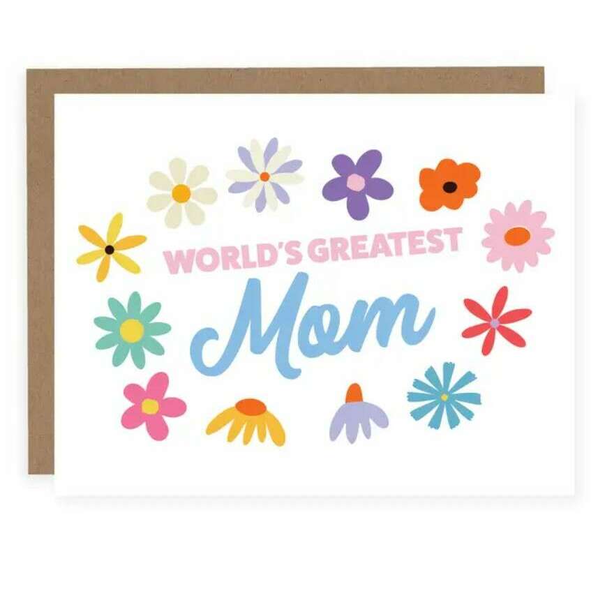 Pretty By Her World's Greatest Mom Card