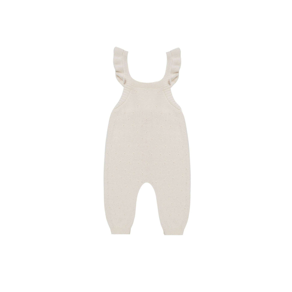Quincy Mae Pointelle Knit Overalls