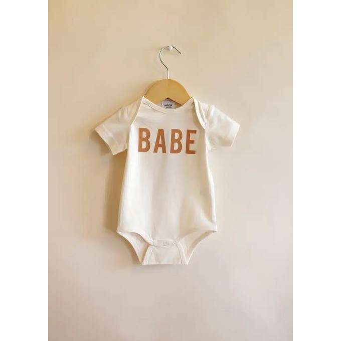 Polished Prints Babe Organic Baby Onesie