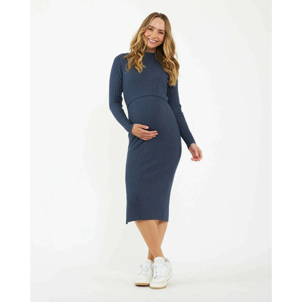 Ripe Nella Rib Knit Nursing Dress