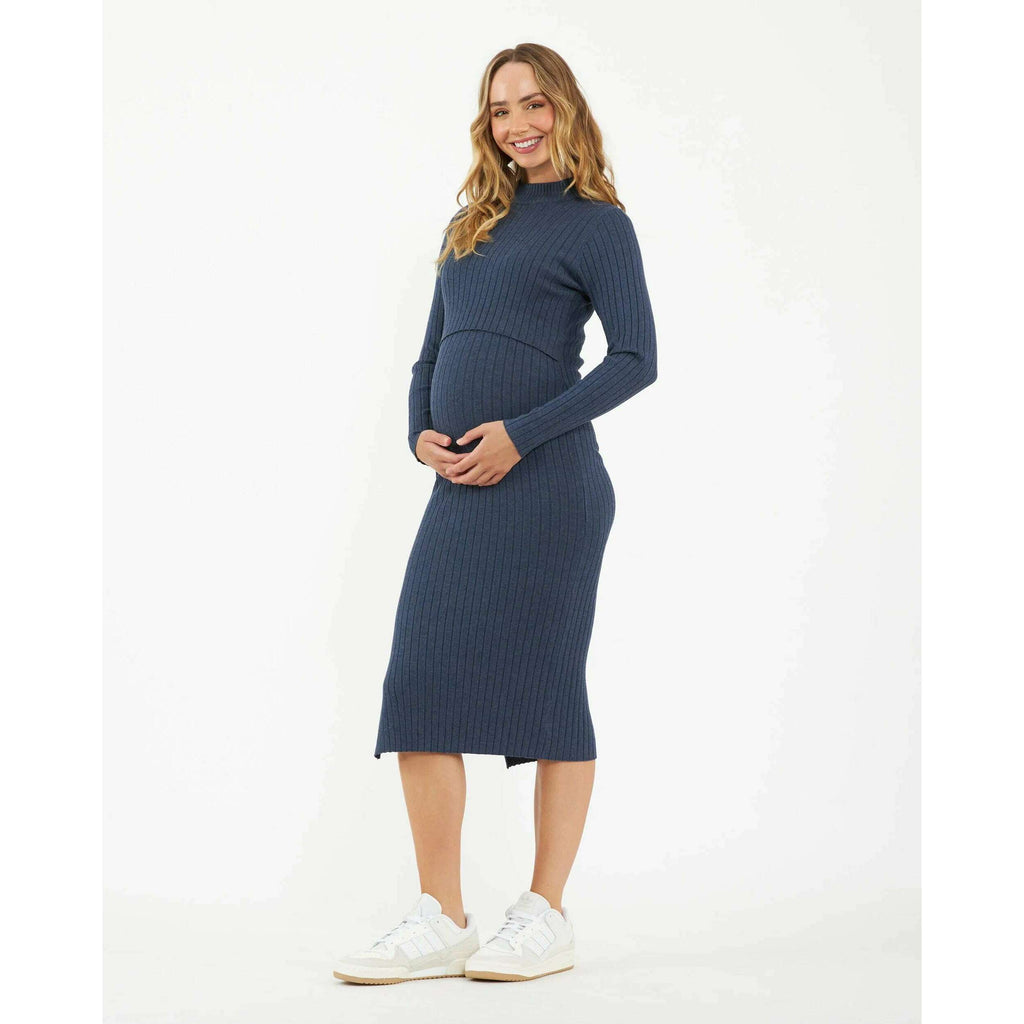 Ripe Nella Rib Knit Nursing Dress