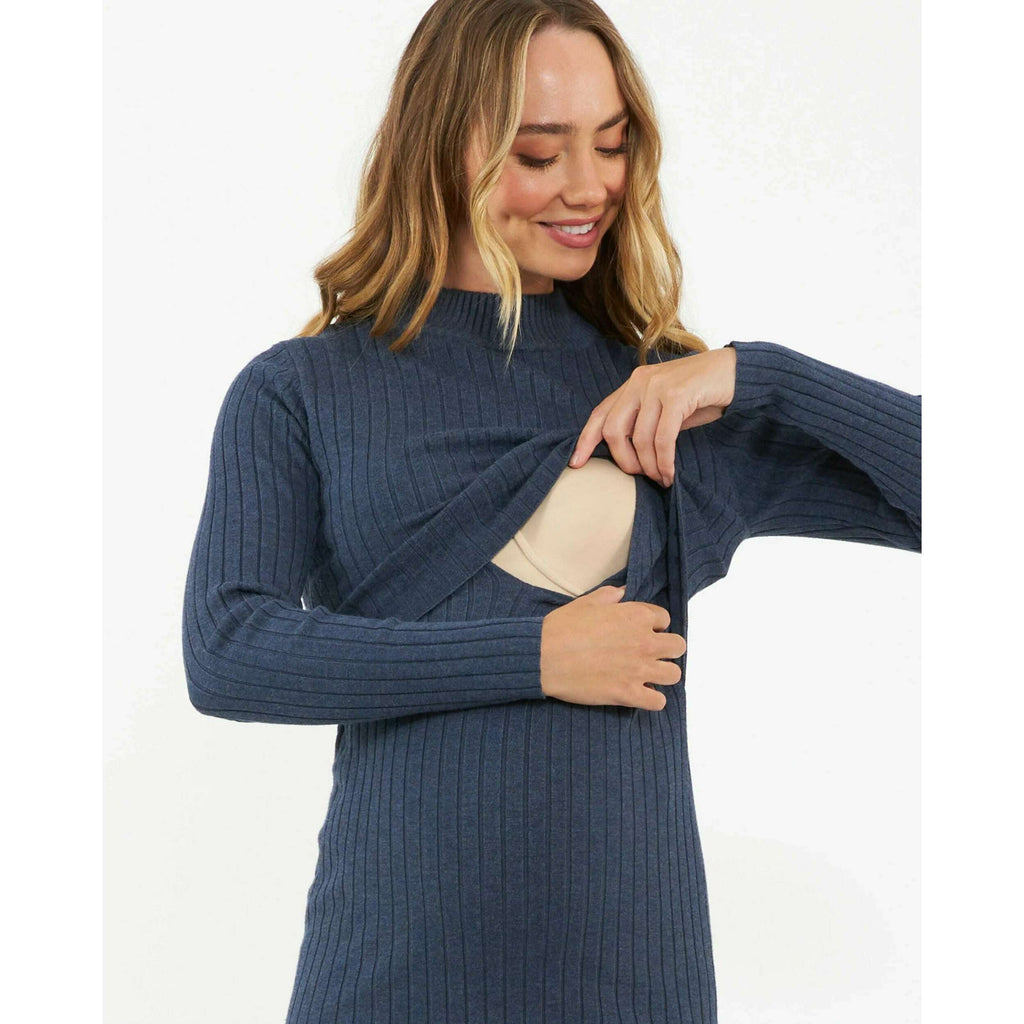 Ripe Nella Rib Knit Nursing Dress