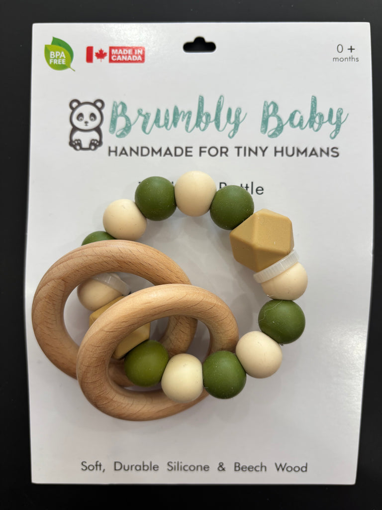 Brumbly Baby Teething Rattle