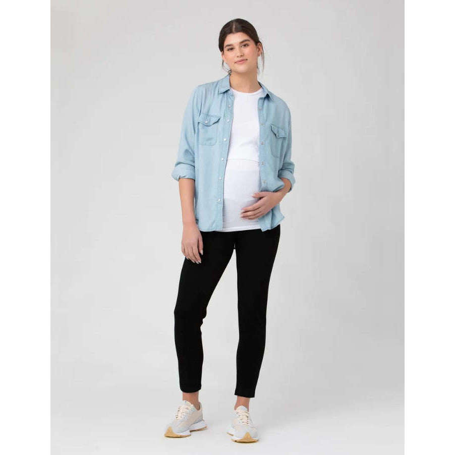 Ripe Bec Chambray Top | Maternity Tops