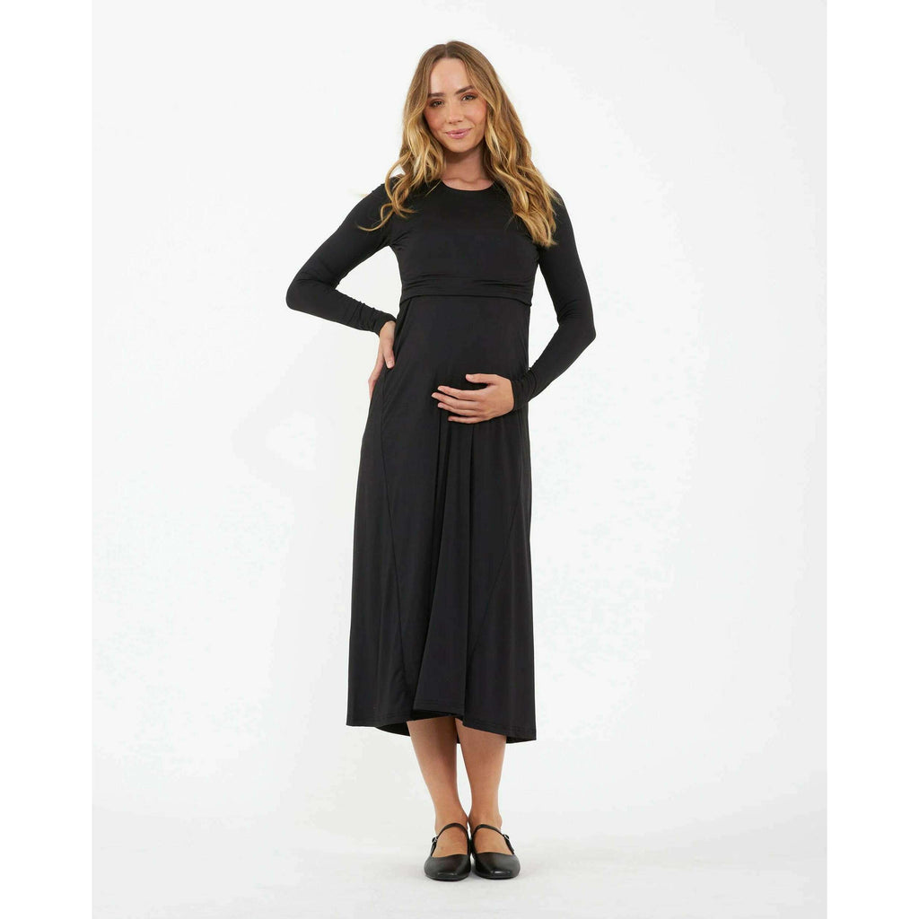 Ripe Luxe Knit A-Line Nursing Dress