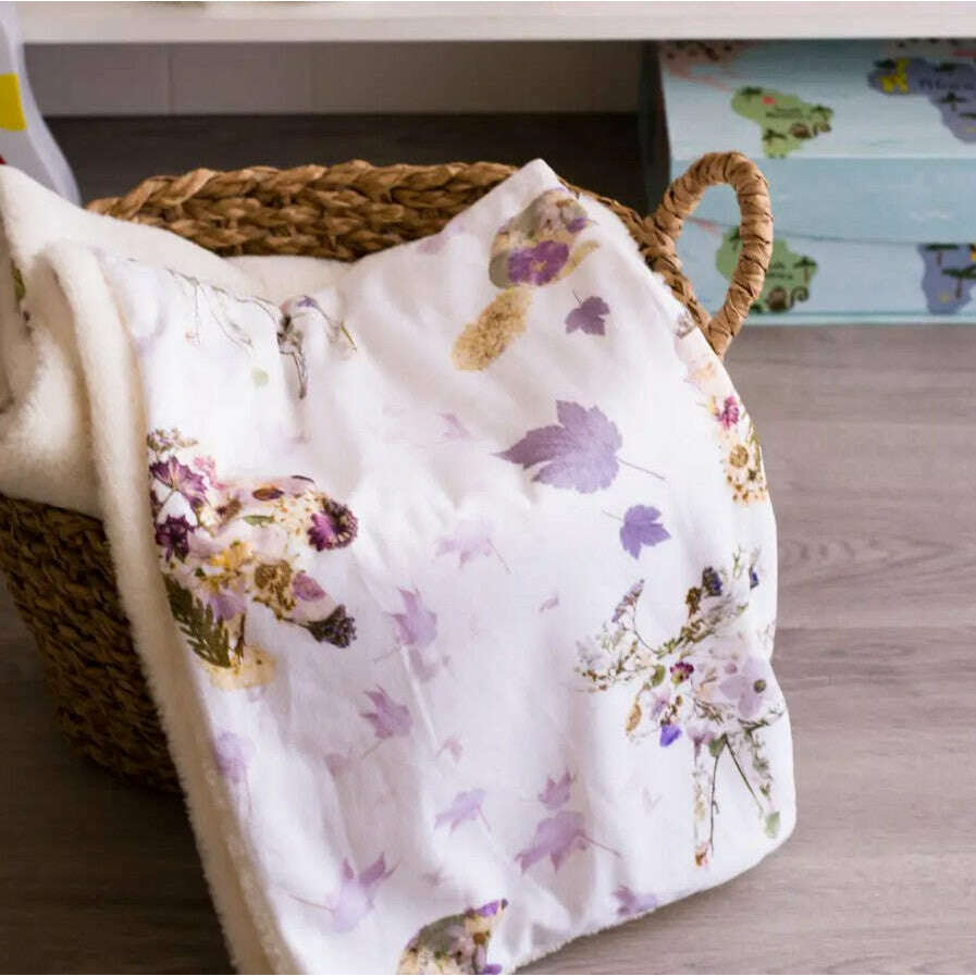 Canadian-Critters-Minky-blanket-styled