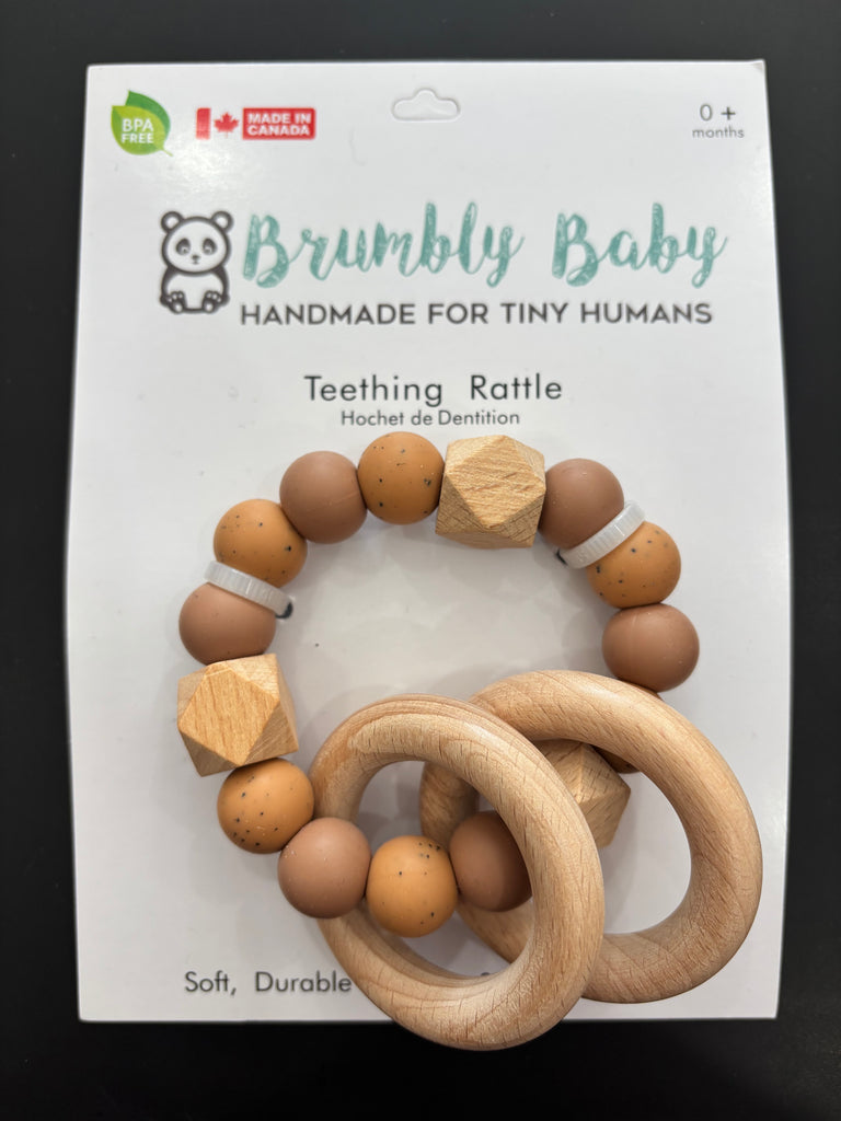 Brumbly Baby Teething Rattle