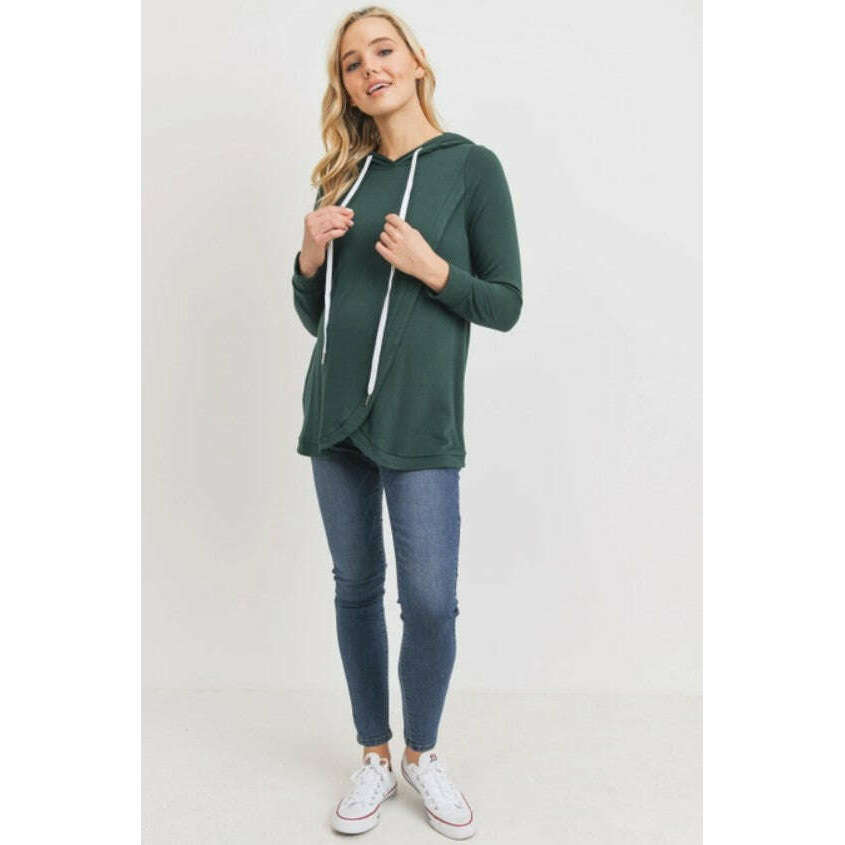 Hello Miz French Terry Nursing Hoodie