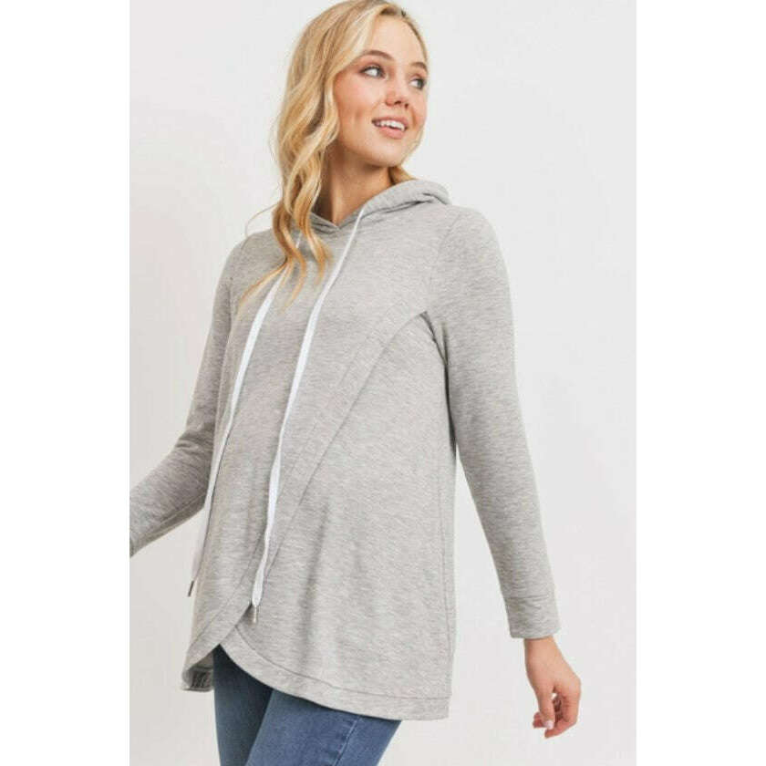 Hello Miz French Terry Nursing Hoodie