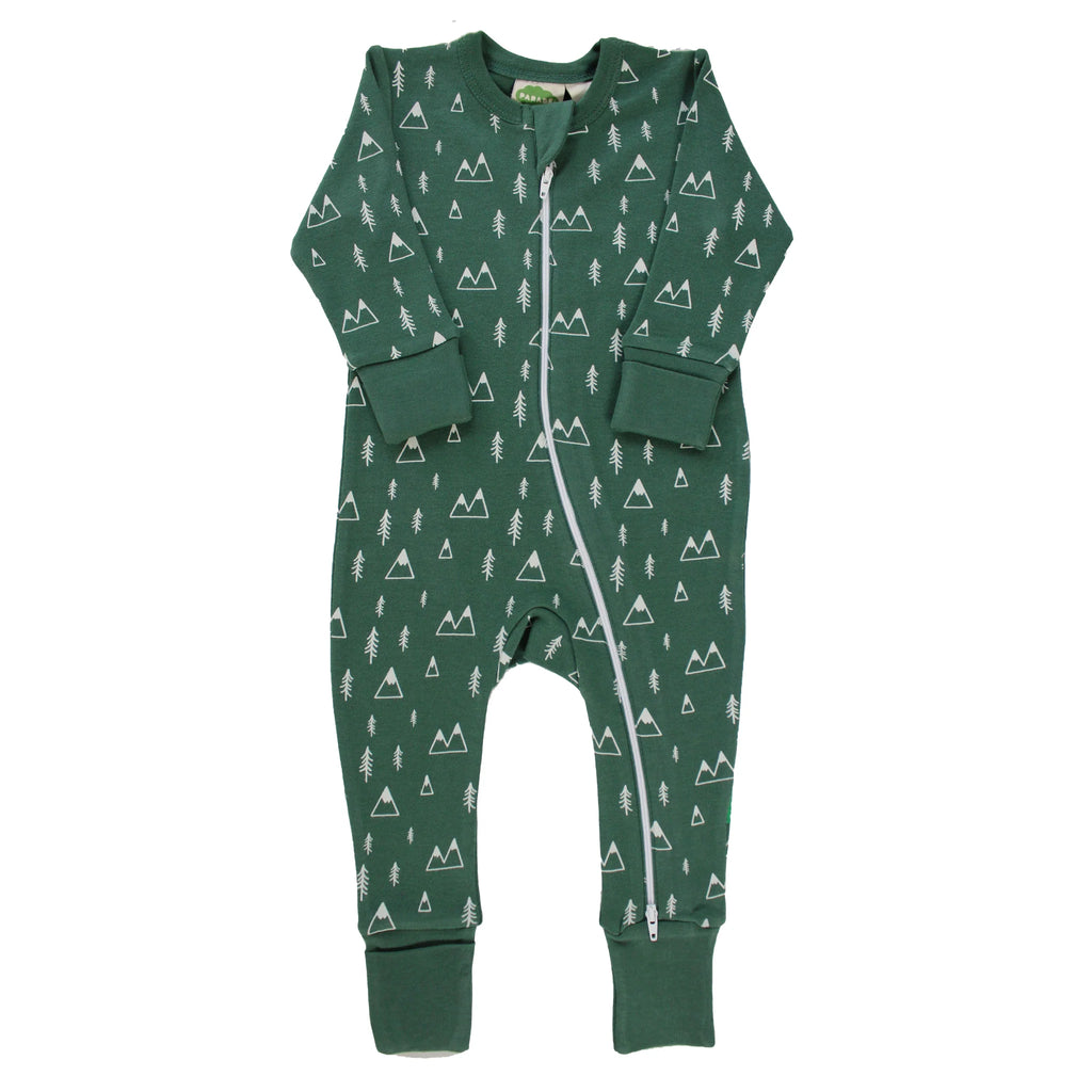 Parade Organic L/S Zip Romper