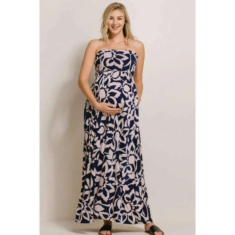 TROPICAL-STRAPLESS-MAXI