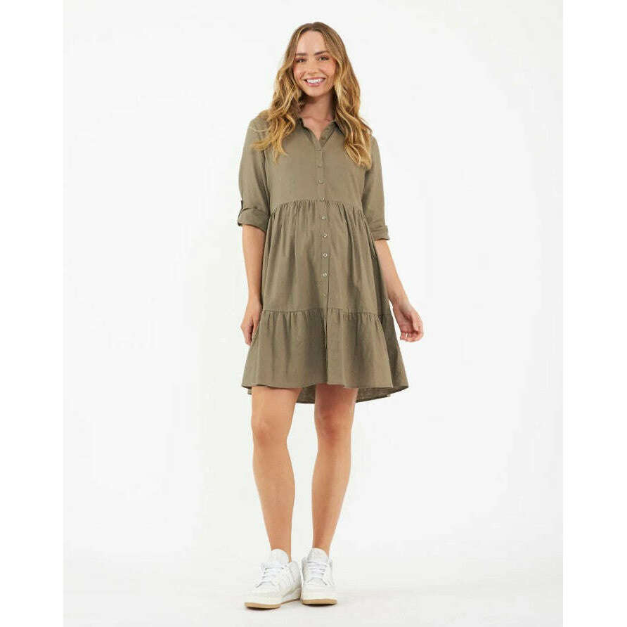 Ripe Adel Button Through Nursing Dress