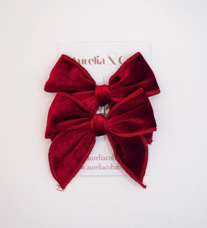 Aurelia & Co Luxe Velvet Fable Hair Bows