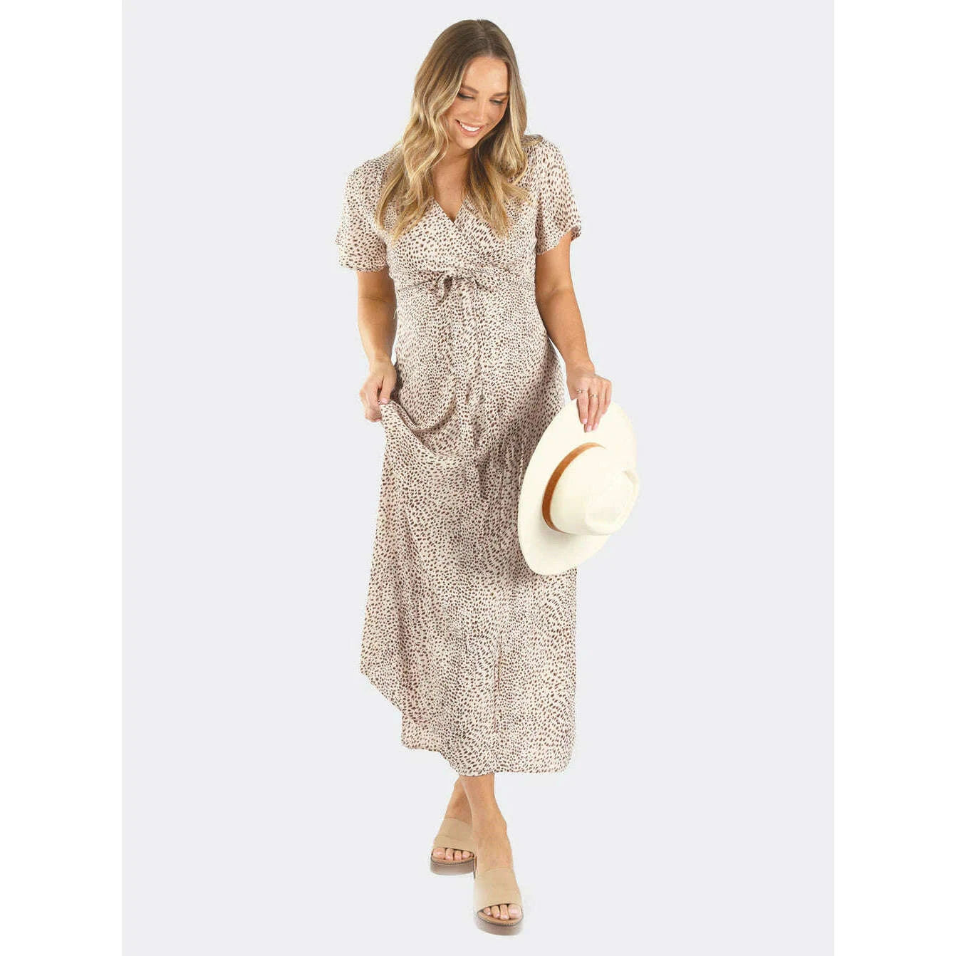 sachin and babi light blue dress Cute Nursing Friendly Modest Swimsuits for Postpartum Moms main image 0