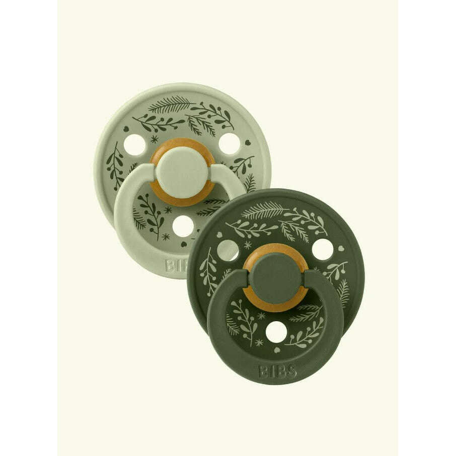 bibs-colour-2pk-holiday-leaf-sage-hunter-green