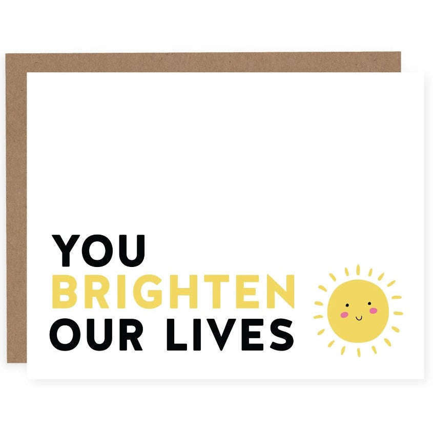 Pretty By Her Brighten our Lives Card
