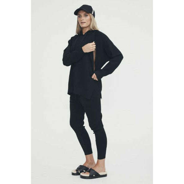 Legoe. Heritage Crepe Knit Nursing Hoodie