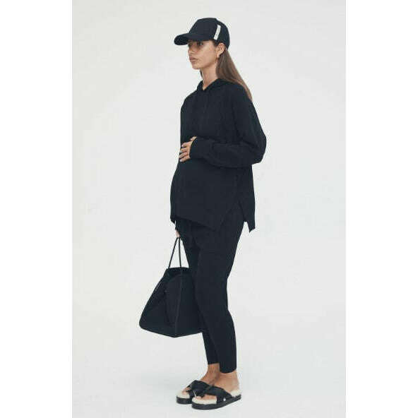 Legoe. Heritage Crepe Knit Nursing Hoodie