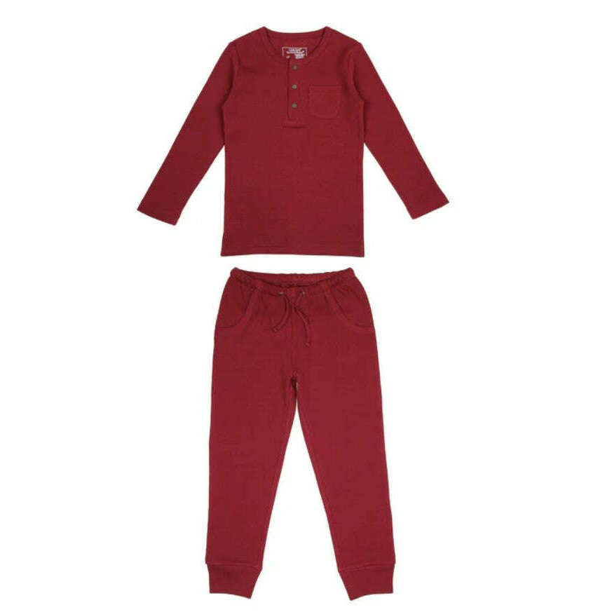 L'oved Baby Thermal Henley & Jogger Set