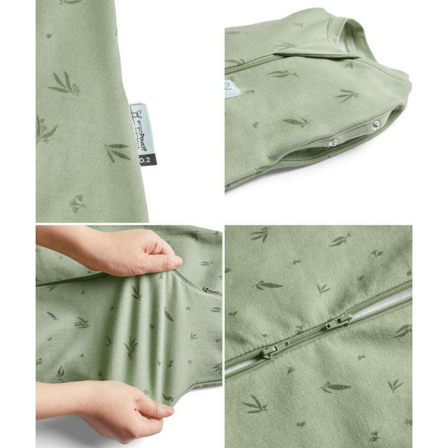 ErgoPouch Gigoteuse Bébé Cocoon 0,2 Tog 0-3 Mois - Marguerites - Contrôle Température Et Sécurité