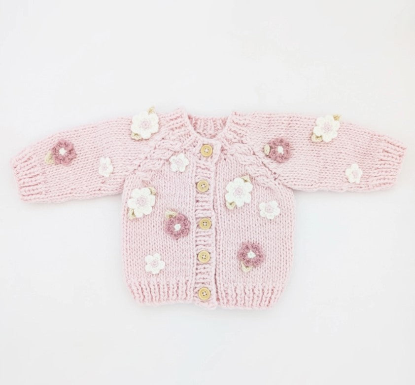 Huggalugs Flower Cardigan