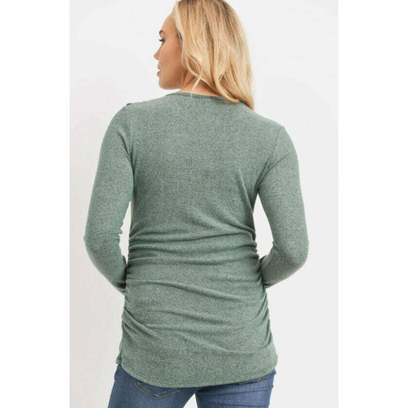 Hello Miz Brushed Knit Top