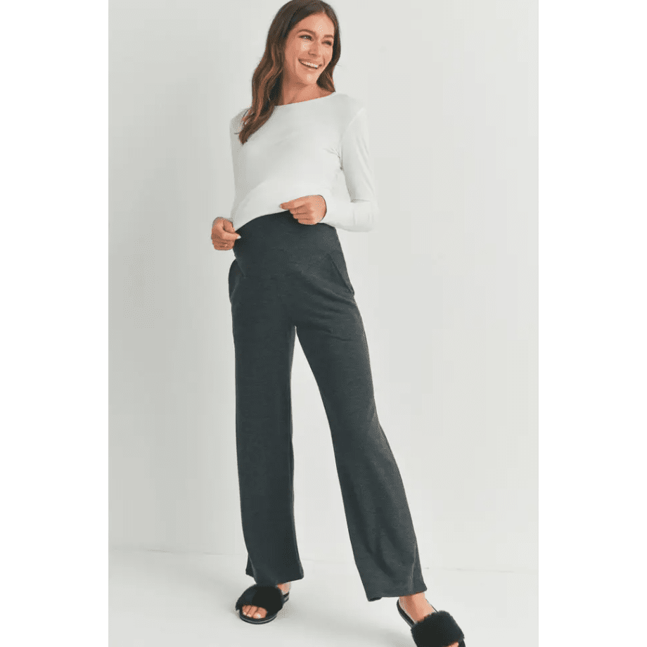 Hello Miz French Terry Sweatpants  Maternity Bottoms – Bellies In Bloom