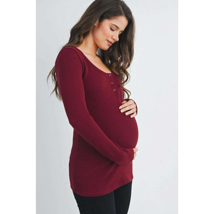 hello-miz-ribbed-henley-nursing-top-burgundy2