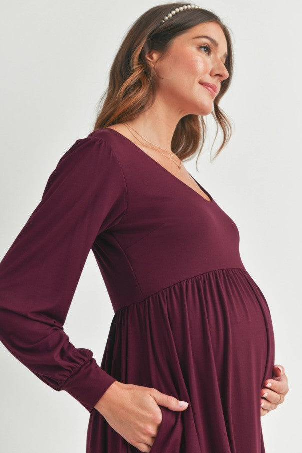 Hello Miz U Neck Babydoll Dress