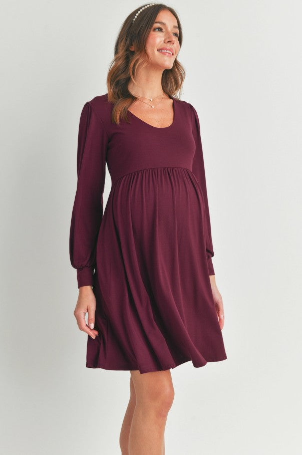 Hello Miz U Neck Babydoll Dress