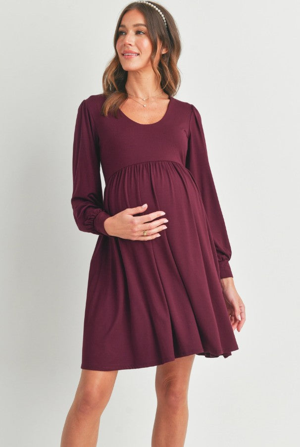 Hello Miz U Neck Babydoll Dress