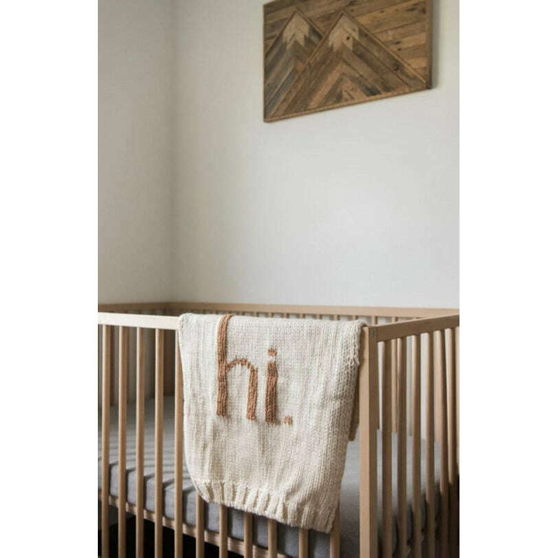 Huggalugs 'hi' Baby Blanket