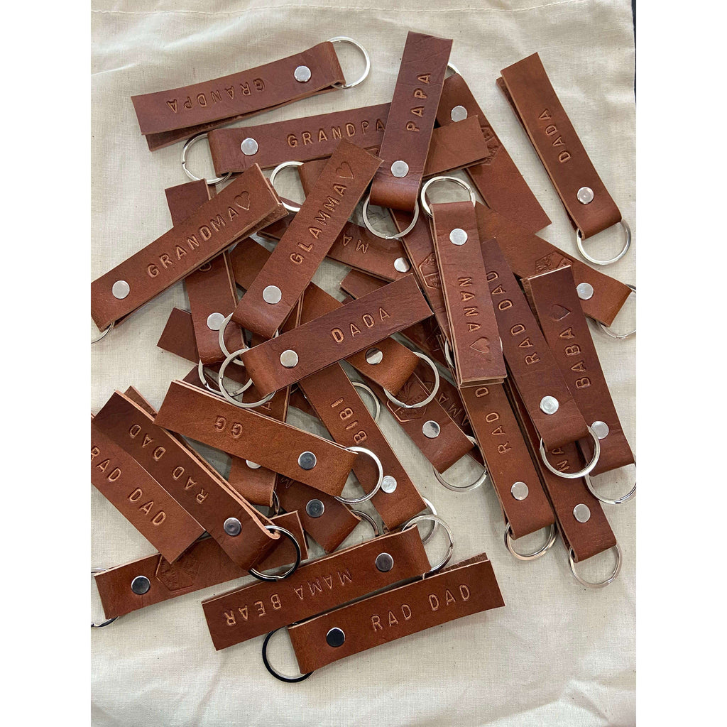 Stone Wild Collective Leather Keychains