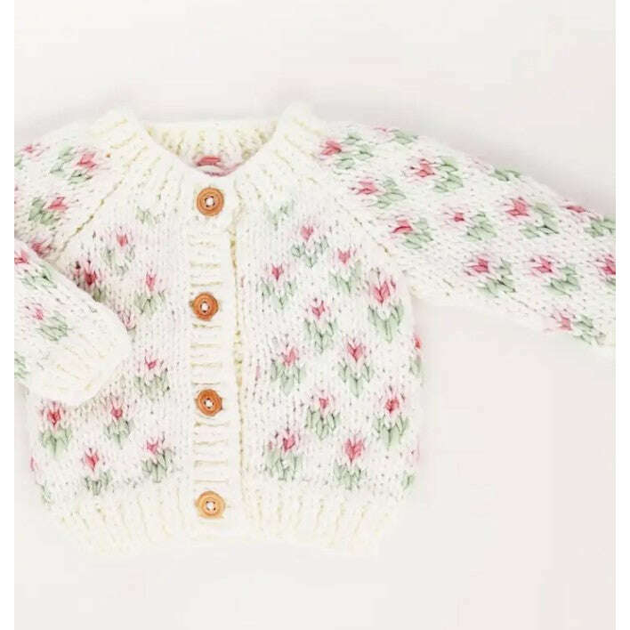 Huggalugs Itty Bitty Blooms Sweater