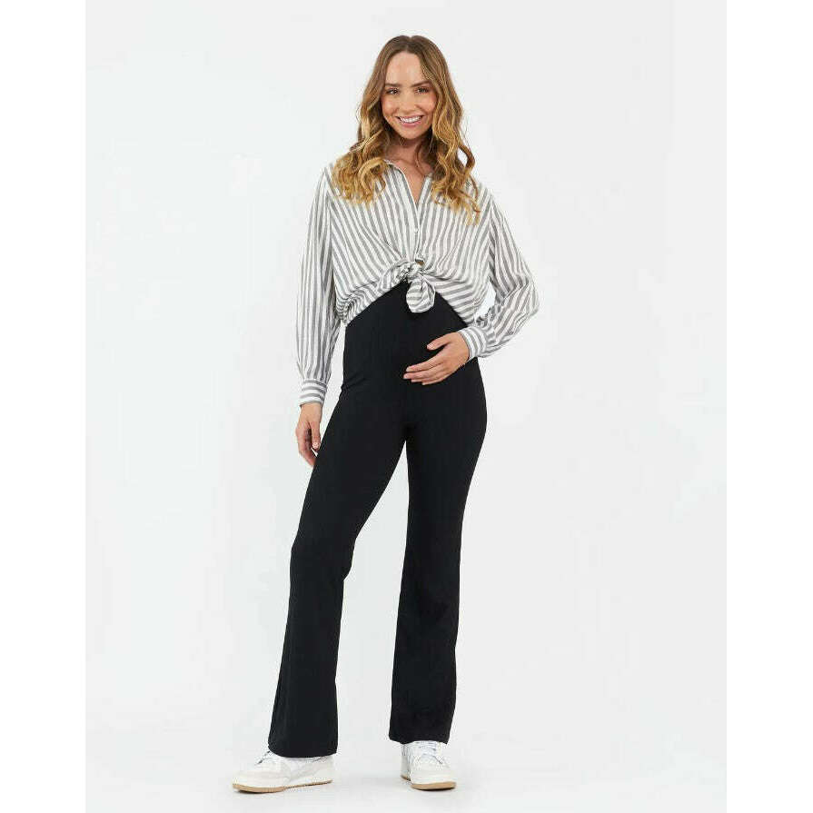 Ripe Jonah Rib Flare Pant | Maternity Bottoms