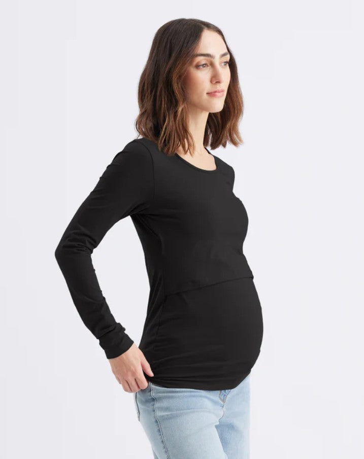 Ripe Organic Long Sleeve Nursing Top