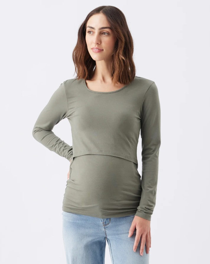 Ripe Organic Long Sleeve Nursing Top