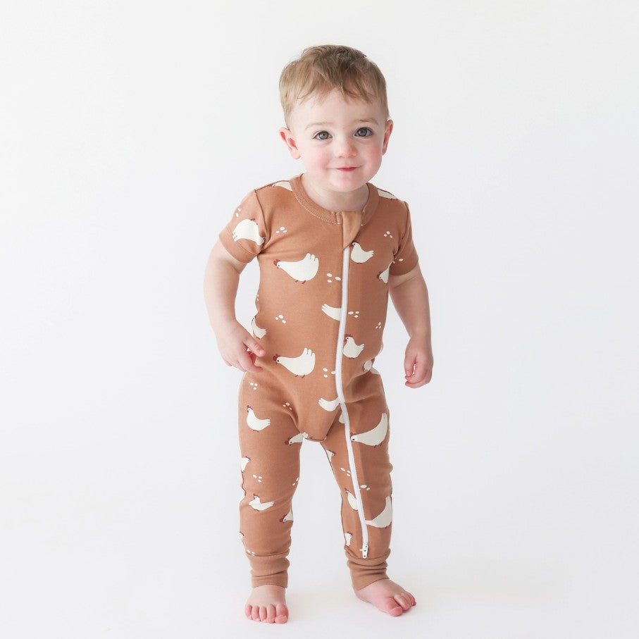 Parade Organic S/S Zip Romper