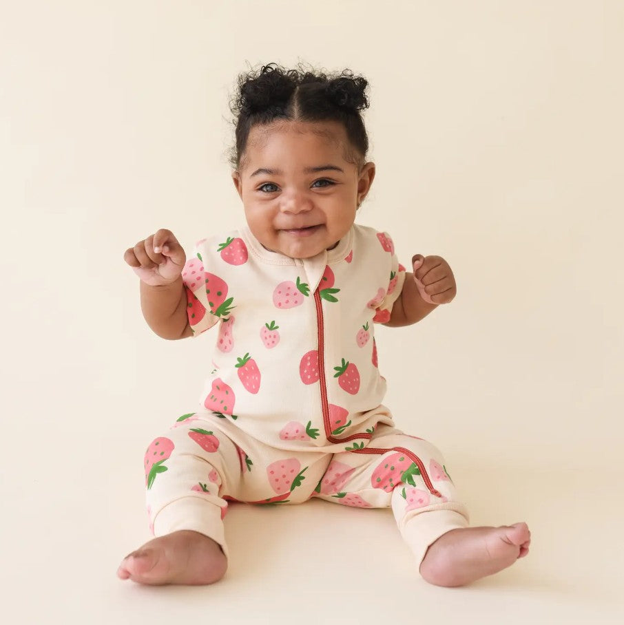 Parade Organic S/S Zip Romper