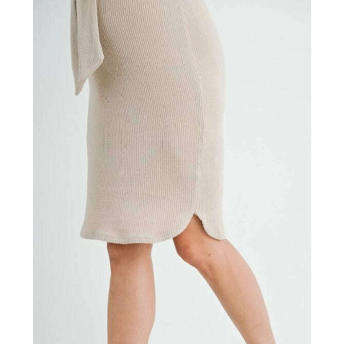 Hello Miz Ribbed Knit Dress