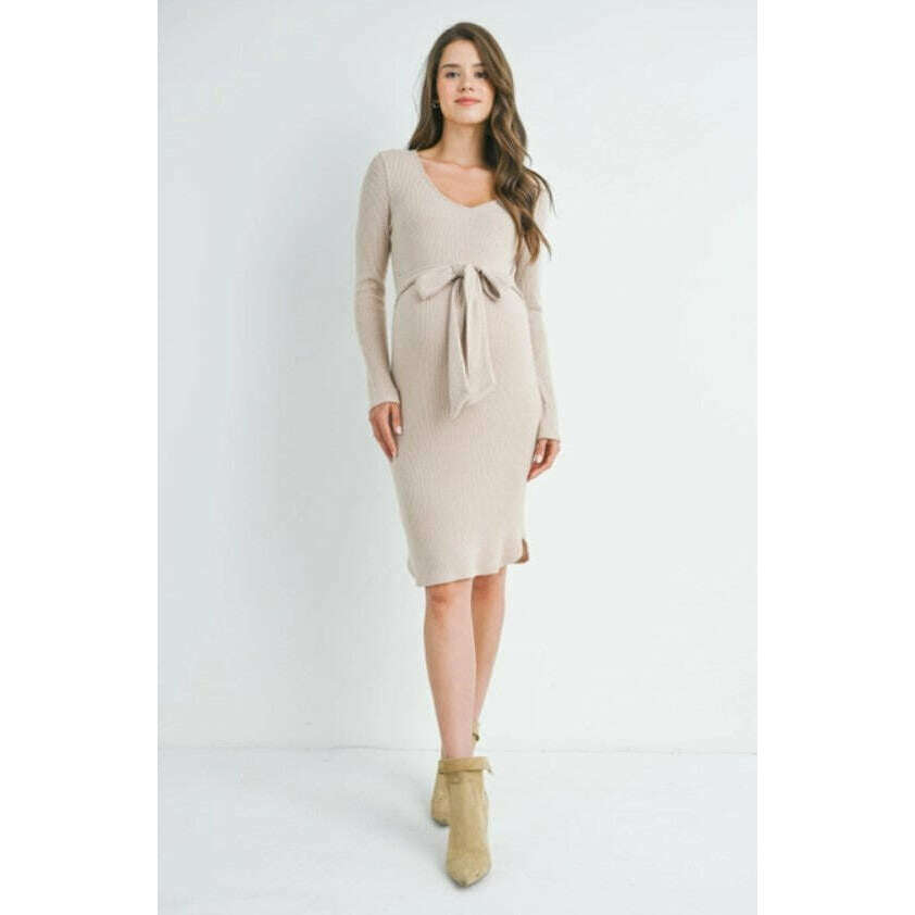 Hello Miz Ribbed Knit Dress