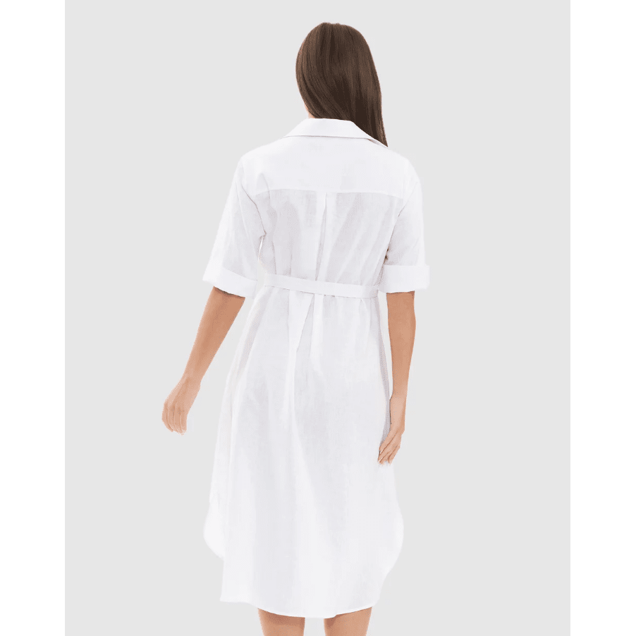 Ripe Molly Linen Nursing Shirt Dress