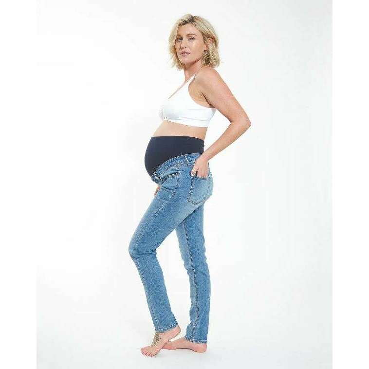 bodysuit set low rise jeans ribbed knit leggings maternity rompers