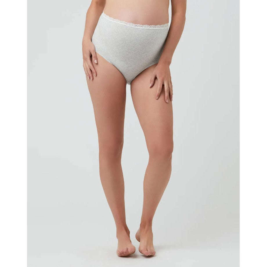 Stretch Cotton Maternity Panties With Low Waist Belly Comfortable