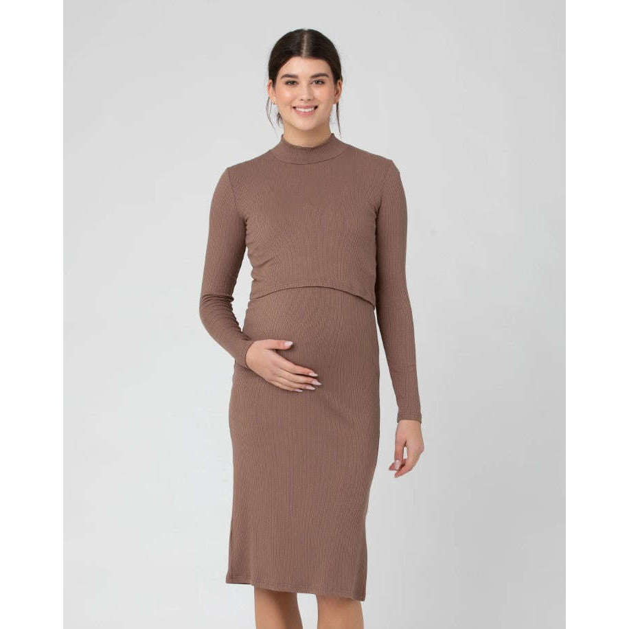 Ripe Maternity Ripe Maternity, Portia Maternity & Nursing Dress || Rouge