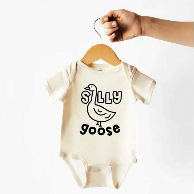 Wildflowers + Cotton Silly Goose Onesie