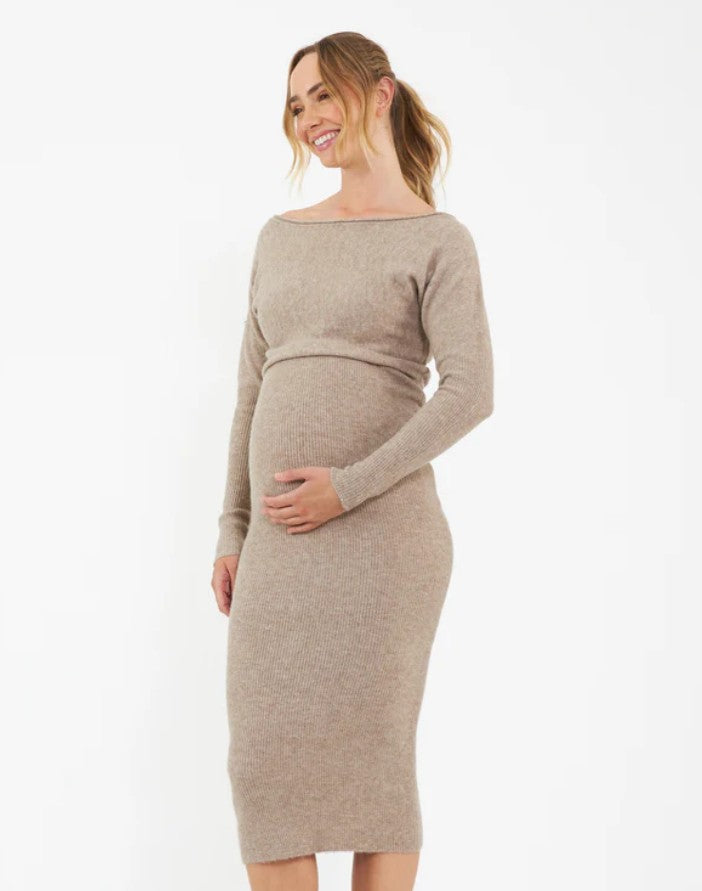 Ripe Tobie Off Shoulder Knit Dress