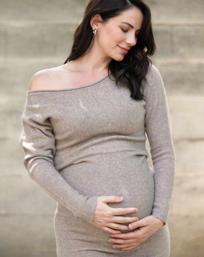 Ripe Tobie Off Shoulder Knit Dress