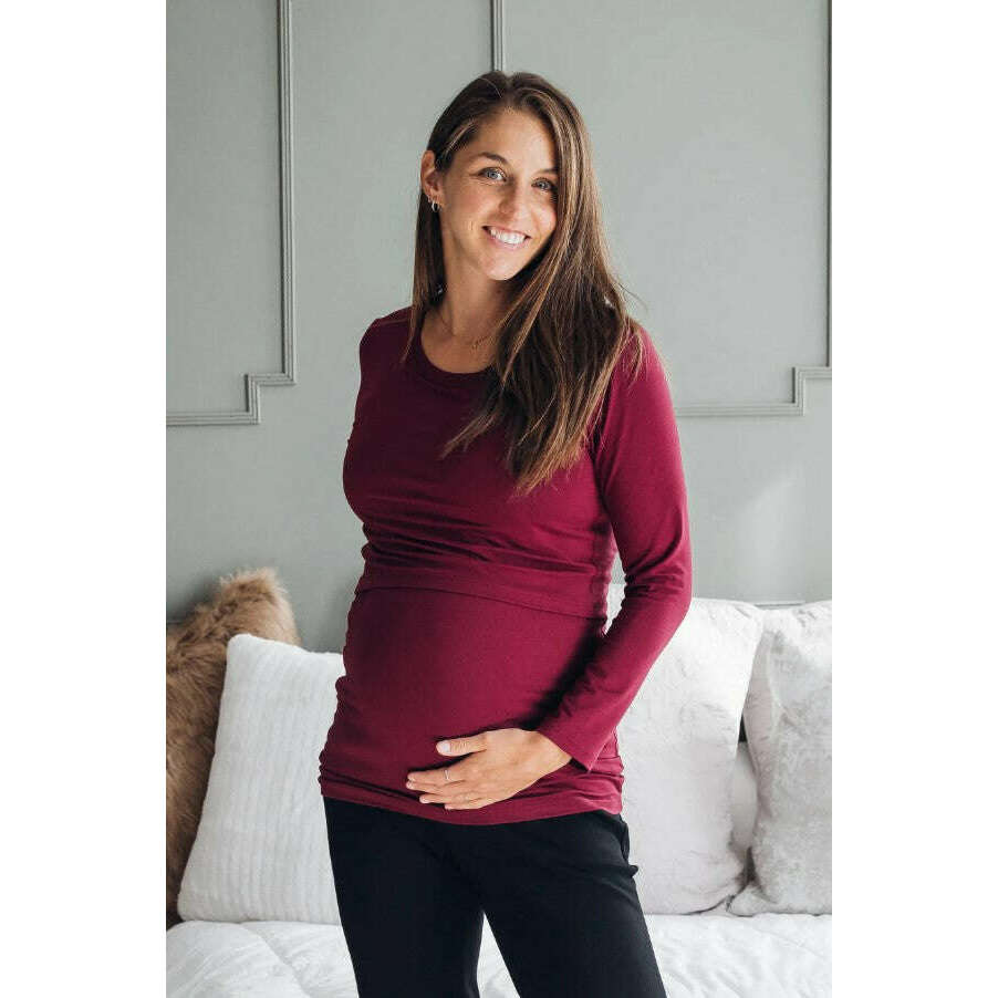 Veronique B Thora Nursing Top | Maternity Tops